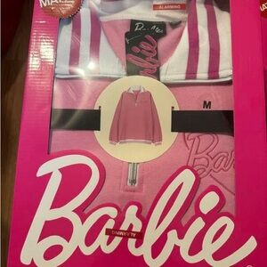 Barbie Pink and White Striped Sweater